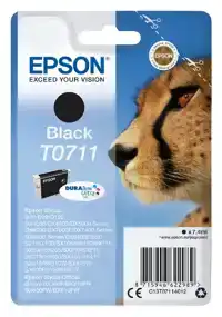 INKTCARTRIDGE EPSON T0711 ZWART