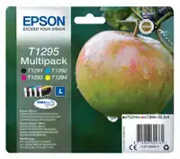 INKTCARTRIDGE EPSON T1295 ZWART + 3