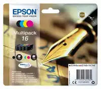 INKTCARTRIDGE EPSON 16 T1626 ZWART + 3