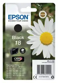 INKTCARTRIDGE EPSON 18 T1801 ZWART