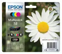 INKTCARTRIDGE EPSON 18 T1806 ZWART + 3