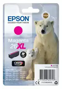 INKTCARTRIDGE EPSON 26XL T2633 ROOD