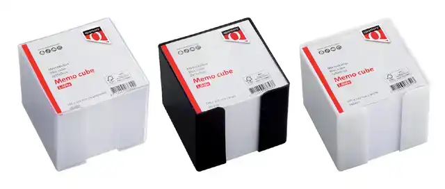 MEMOKUBUS QUANTORE 10X10X9CM 900V WT