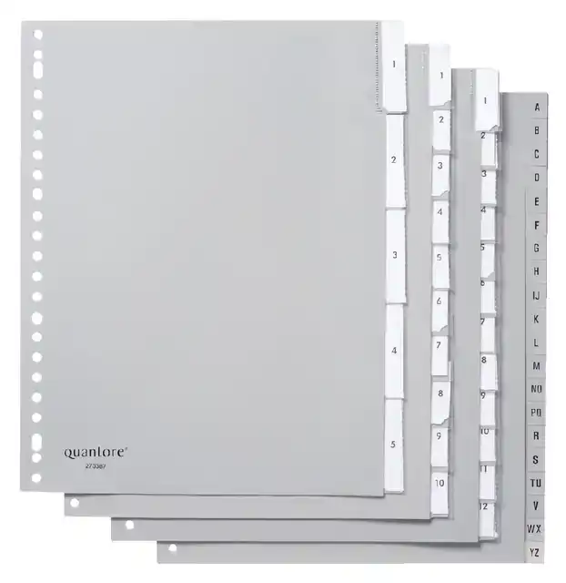 TABBLAD QUANTORE A4 23R PP A-Z EXTRA