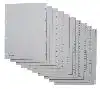 TABBLAD QUANTORE A4 4RINGS PP 1-7 GRIJS