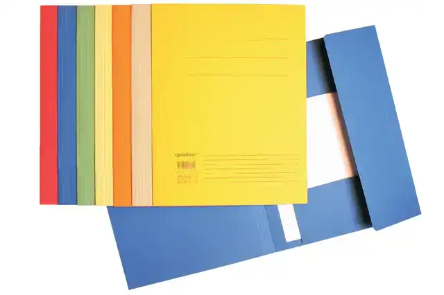 DOSSIERMAP QUANTORE A4 300GR BLAUW