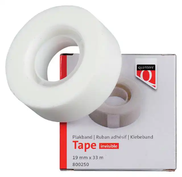 PLAKBAND QUANTORE 19MMX33M KLEINE KERN