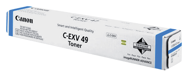 TONERCARTRIDGE CANON C-EXV 49 BLAUW