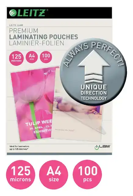 LAMINEERHOES LEITZ ILAM A4 2X125MICRON