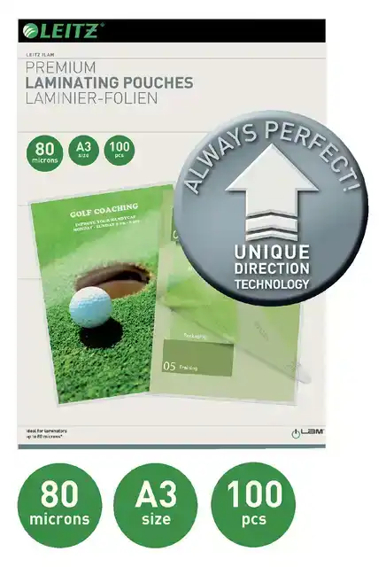 LAMINEERHOES LEITZ ILAM A3 2X80MICRON