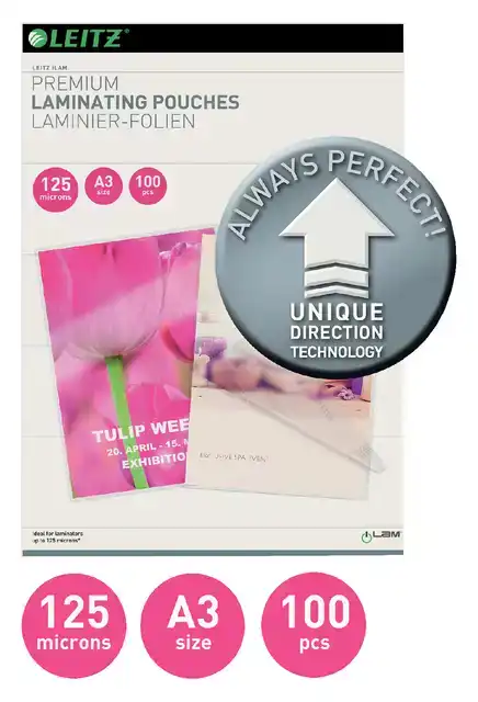 LAMINEERHOES LEITZ ILAM A3 2X125MICRON