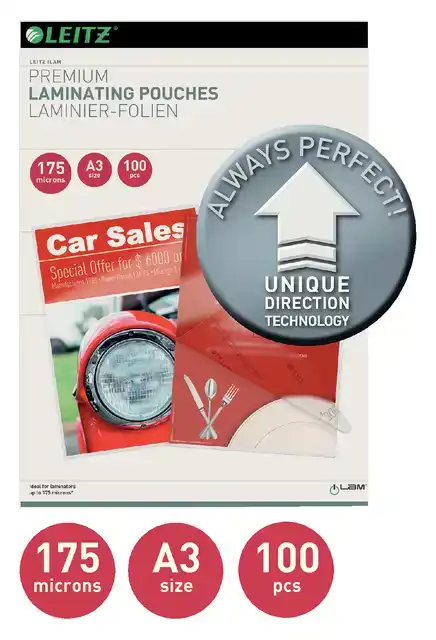 LAMINEERHOES LEITZ ILAM A3 2X175MICRON