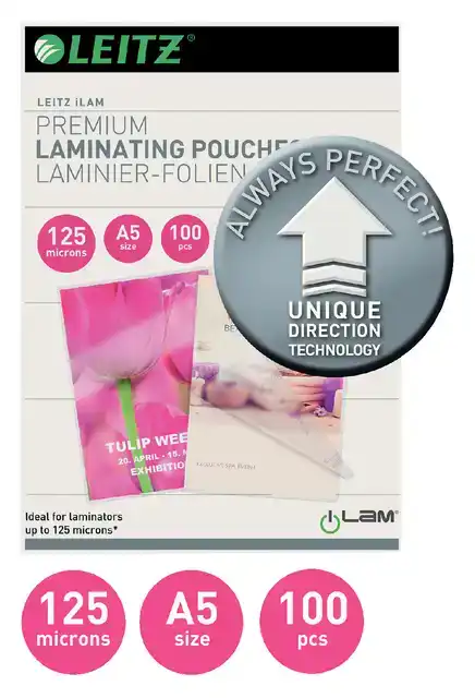LAMINEERHOES LEITZ ILAM A5 2X125MICRON