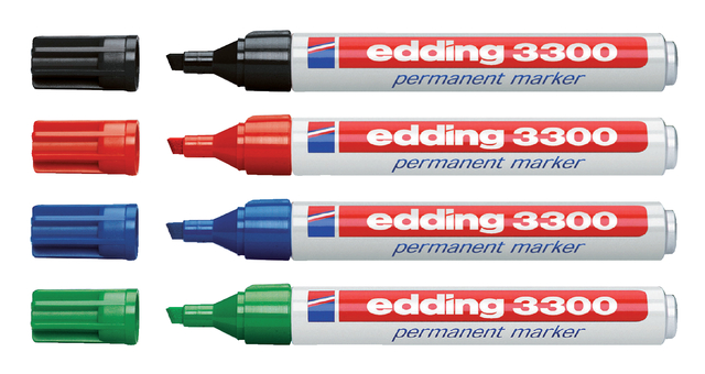 VILTSTIFT EDDING 3300 SCHUIN 1-5MM ROOD