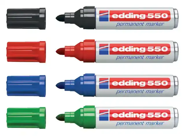 VILTSTIFT EDDING 550 ROND 3-4MM ZWART