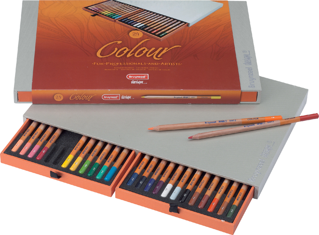 KLEURPOTLODEN BRUYNZEEL COLOUR BOX 24ST