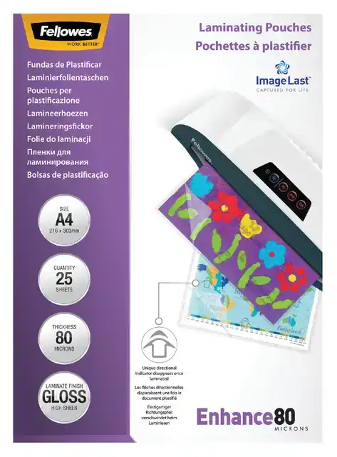 LAMINEERHOES FELLOWES A4 2X80MICRON