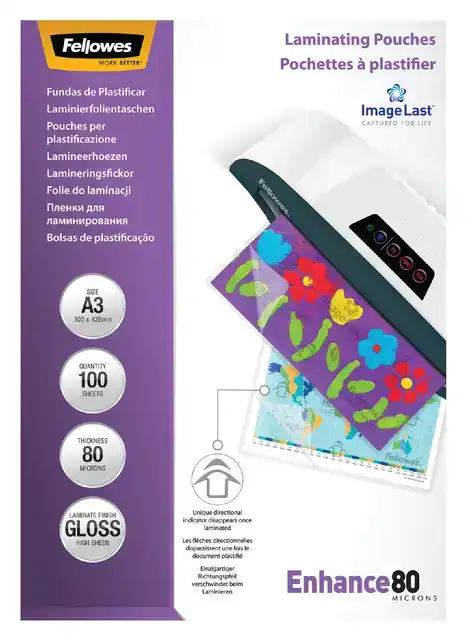 LAMINEERHOES FELLOWES A3 2X80MICRON