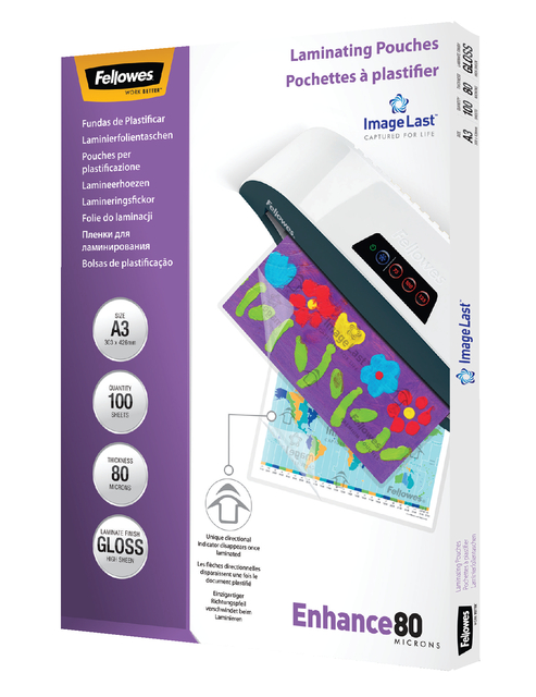 LAMINEERHOES FELLOWES A3 2X80MICRON