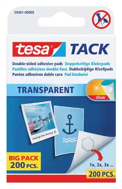 KLEEFPADS TESA TACK DUBBELZIJDIG