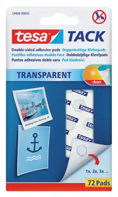KLEEFPADS TESA TACK DUBBELZIJDIG