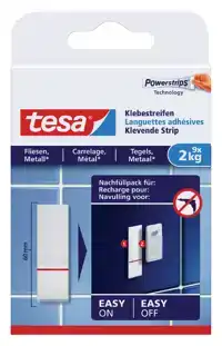 KLEEFSTRIPS TESA TEGELS EN METAAL 2KG