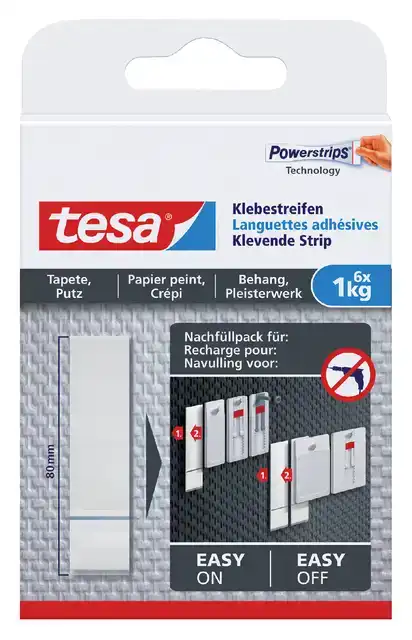 KLEEFSTRIPS TESA BEHANG EN PLEISTERWERK