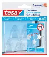 KLEVENDE HAAK TESA 0.2KG TRANSPARANT