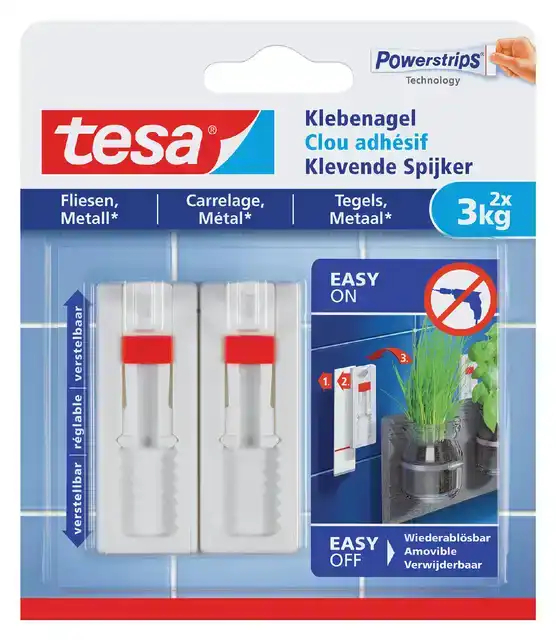 KLEVENDE SPIJKER TESA TEGELS METAAL 3KG