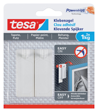 KLEVENDE SPIJKER TESA BEHANG PLEISTER
