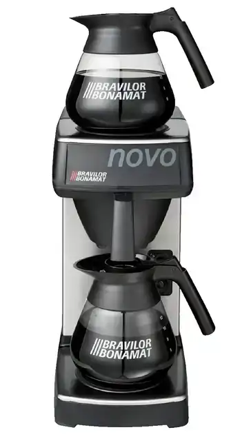 KOFFIEZETAPPARAAT BRAVILOR NOVO INCL