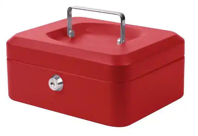 GELDKIST QUANTORE 200X160X90MM ROOD