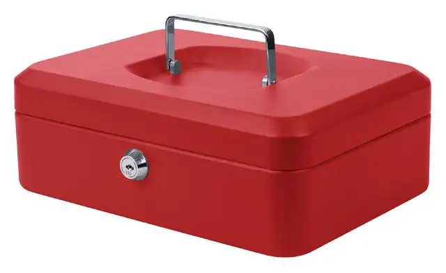 GELDKIST PAVO 250X180X90MM ROOD