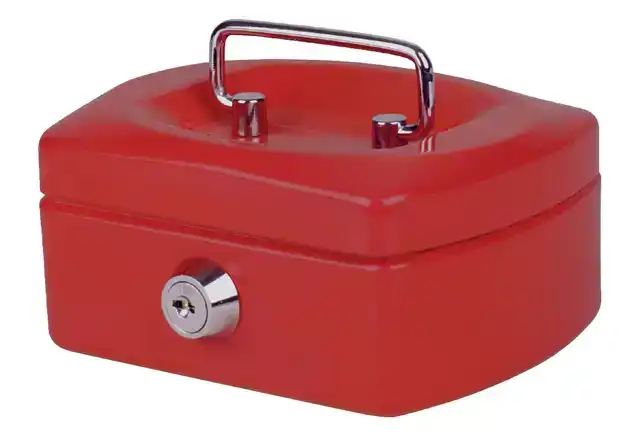 GELDKIST PAVO MET MUNTGLEUF 125X95X60MM