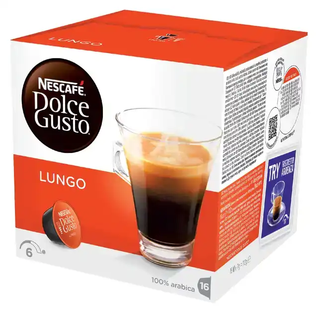 KOFFIECUPS DOLCE GUSTO LUNGO 16ST