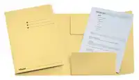 ESSELTE 50XMAP 3-KL.275GR FOLIO GEEL