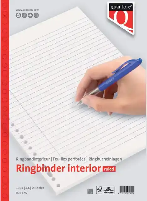 INTERIEUR QUANTORE A4 23R LIJN 70GRAM