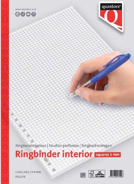 INTERIEUR QUANTORE A4 23R 70GRAM RUIT