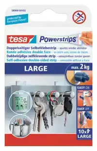 KLEEFSTRIPS TESA POWERSTRIPS LARGE 2KG