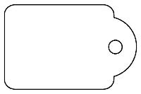 LABEL APLI KARTON NR 383 7X19MM WIT