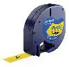 LABELTAPE DYMO LETRATAG PLASTIC 12MM
