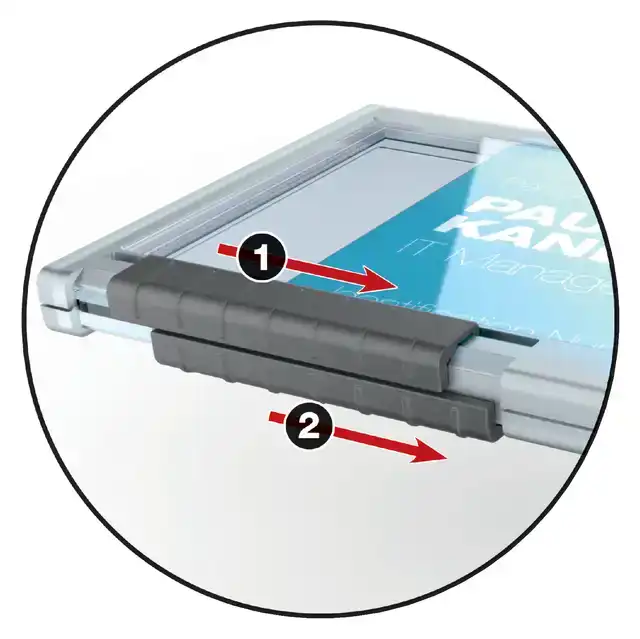 BADGE DURABLE 8921 PUSHBOX DUO 10 STUKS