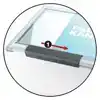 BADGE DURABLE 8922 PUSHBOX MONO 10