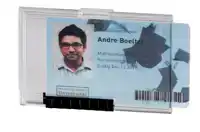BADGE DURABLE 8922 PUSHBOX MONO 10
