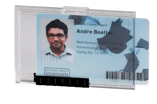 BADGE DURABLE 8922 PUSHBOX MONO 10