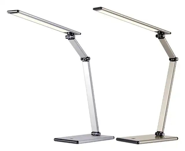 BUREAULAMP HANSA LED SLIM ZILVERGRIJS