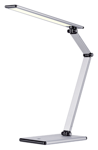 BUREAULAMP HANSA LED SLIM ZILVERGRIJS