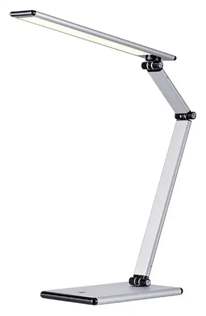 BUREAULAMP HANSA LED SLIM ZILVERGRIJS