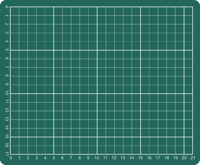SNIJMAT A5 230X190MM GROEN