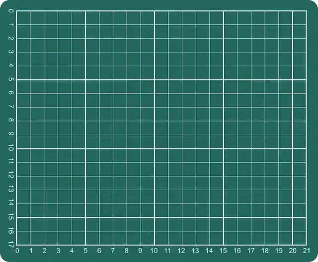 SNIJMAT A5 230X190MM GROEN